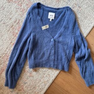 New with Tags Blue Cozy Aerie Cardigan
